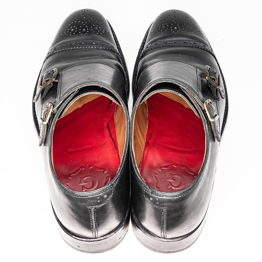 GRENSON グレンソン　パンチドキャップトゥ　ブラック　7 GRENSON グレンソン パンチドキャップトゥ ブラック 7