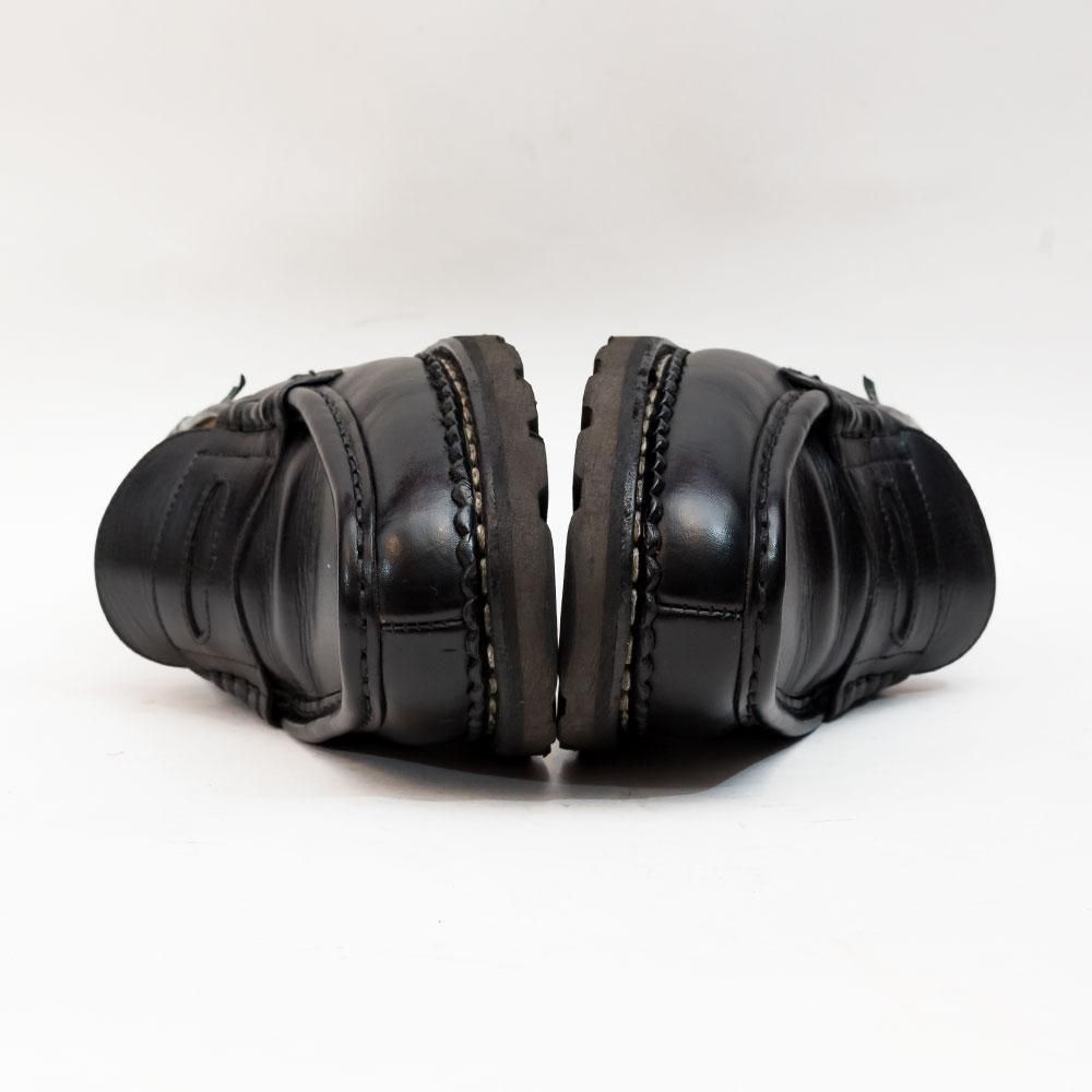 パラブーツ REIMS【ランス】コインローファー ブラック リスレザー