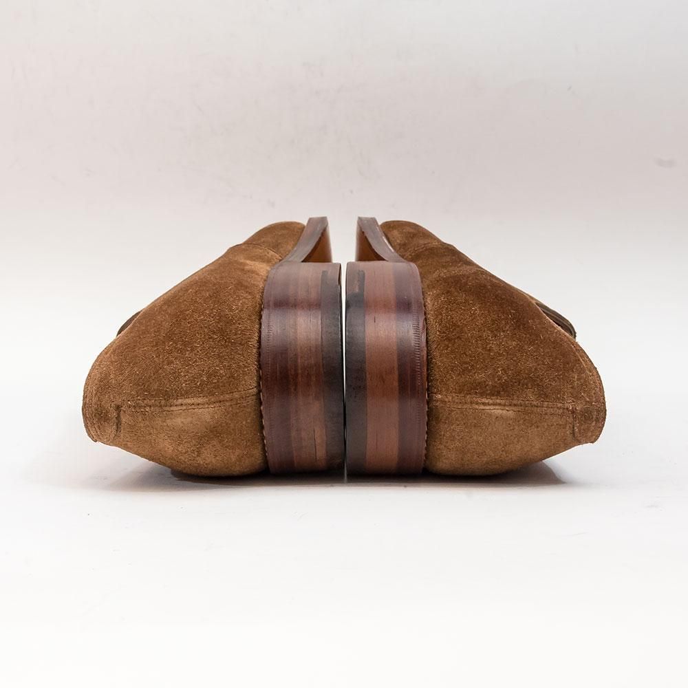 ジョンロブ　ラッセル　スエード　クォーターブローグ ジョンロブ ラッセル スエード クォーターブローグ ジョンロブ