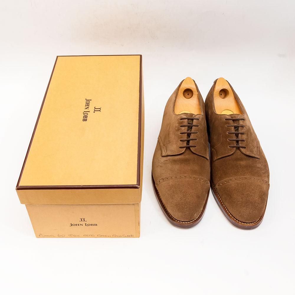 ジョンロブ　ラッセル　スエード　クォーターブローグ ジョンロブ ラッセル スエード クォーターブローグ 2025年最新