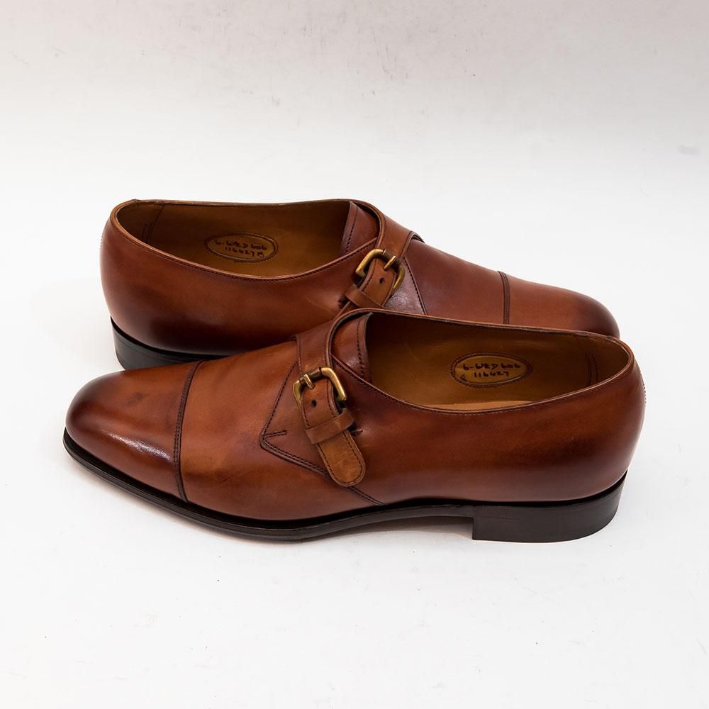 エドワードグリーン 7.5/8 E32 アシュビー シングルモンク チェスナット エドワードグリーン 7.5 E32 アシュビー シングルモンク チェスナット