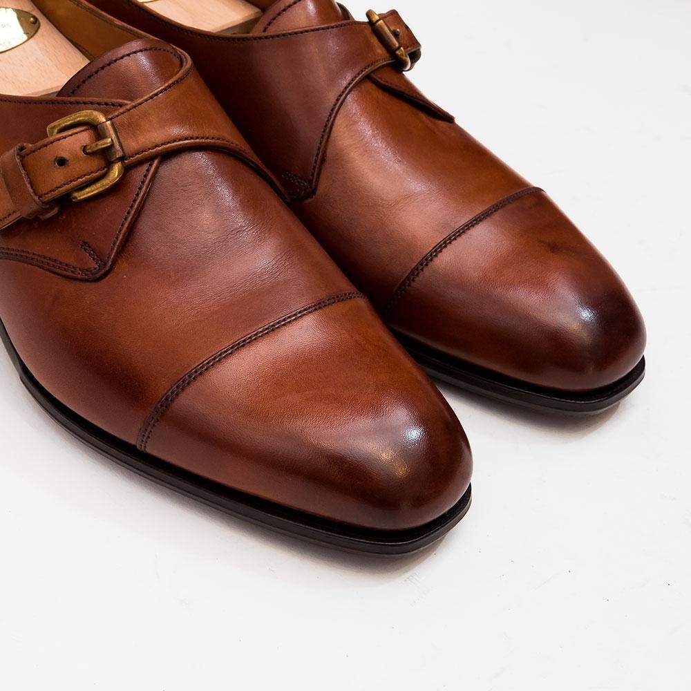 エドワードグリーン 7.5/8 E32 アシュビー シングルモンク チェスナット エドワードグリーン 7.5 E32 アシュビー シングルモンク チェスナット