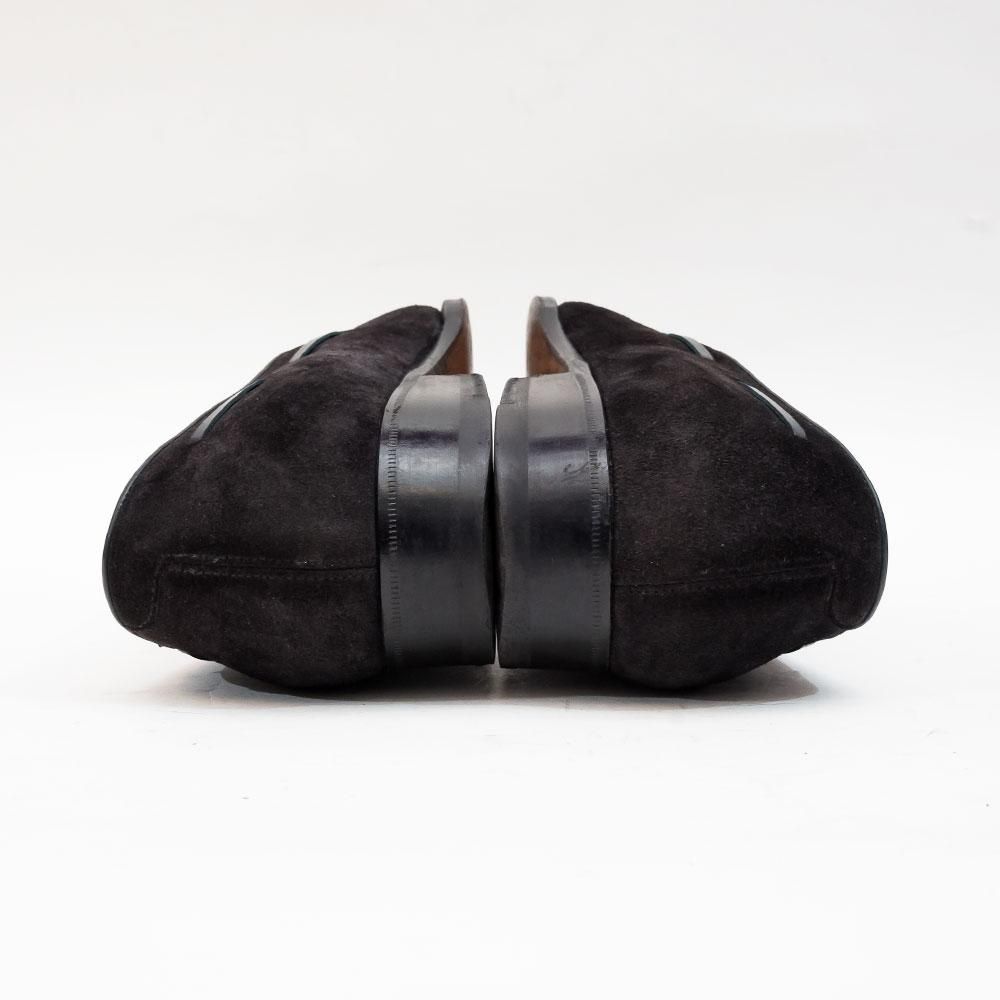 エンツォボナフェ EB-07 タッセルローファー ネイビー ブラック