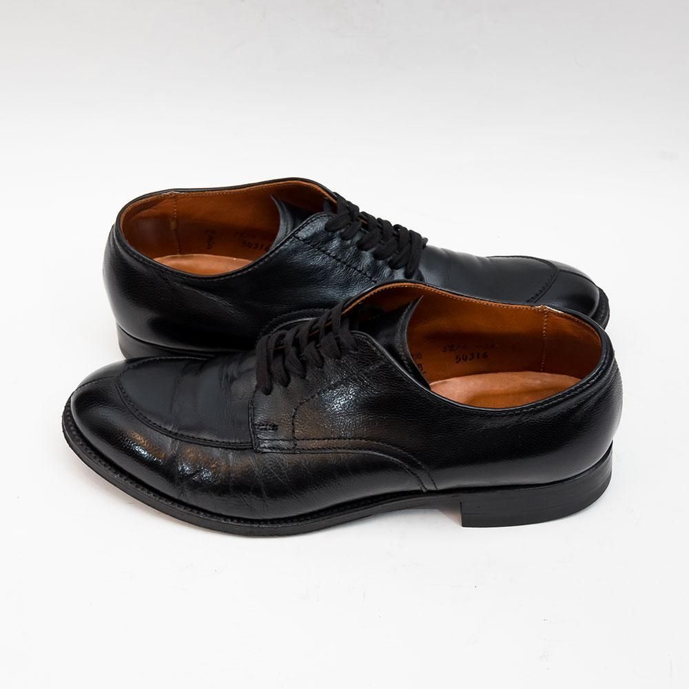 オールデン 54316 Vチップ ブラック キッドスキン