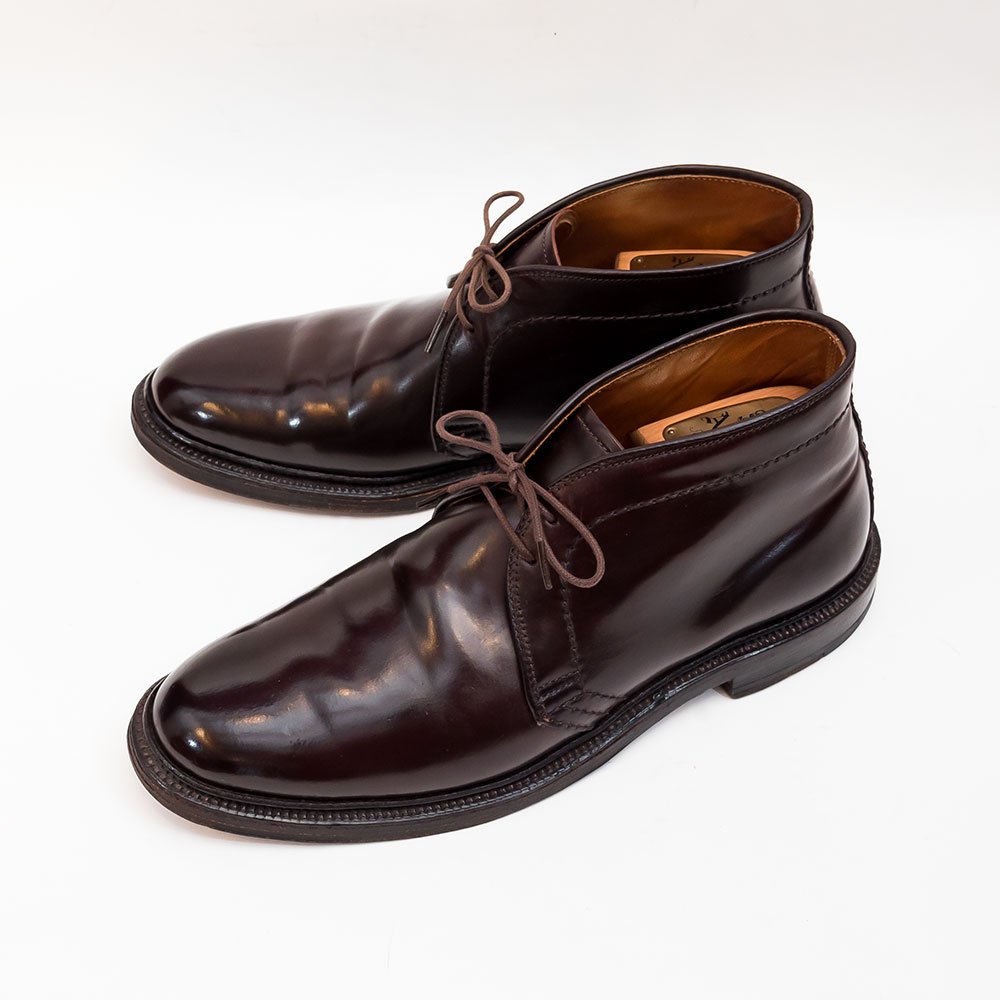 オールデン 1339 チャッカブーツ バーガンディ コードバン サイズ7D 中古革靴販売|革靴の通販ラスタイルシューズショップ