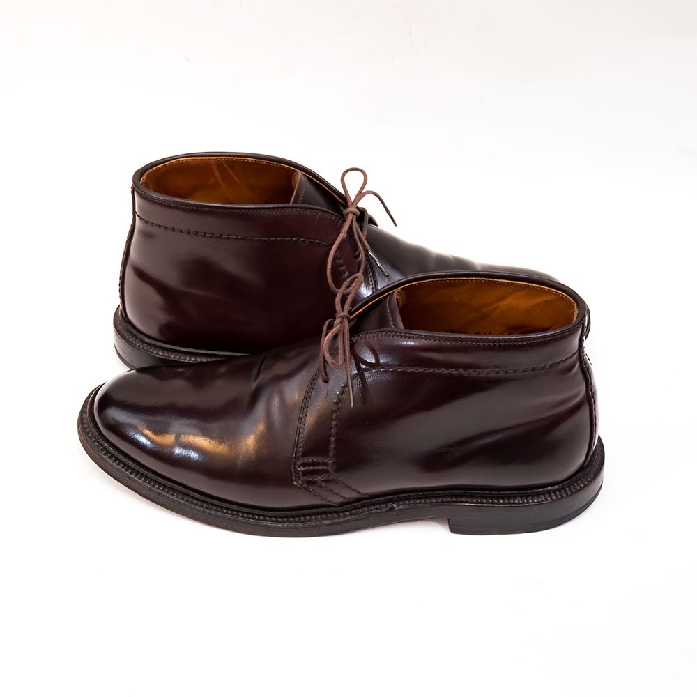 オールデン 1339 チャッカブーツ バーガンディ コードバン サイズ7D - 中古革靴販売|革靴の通販ラスタイルシューズショップ