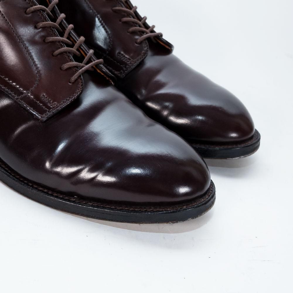 オールデン　バーガンディー　外羽 オールデン 53501 外羽根プレーントゥ バーガンディー コード