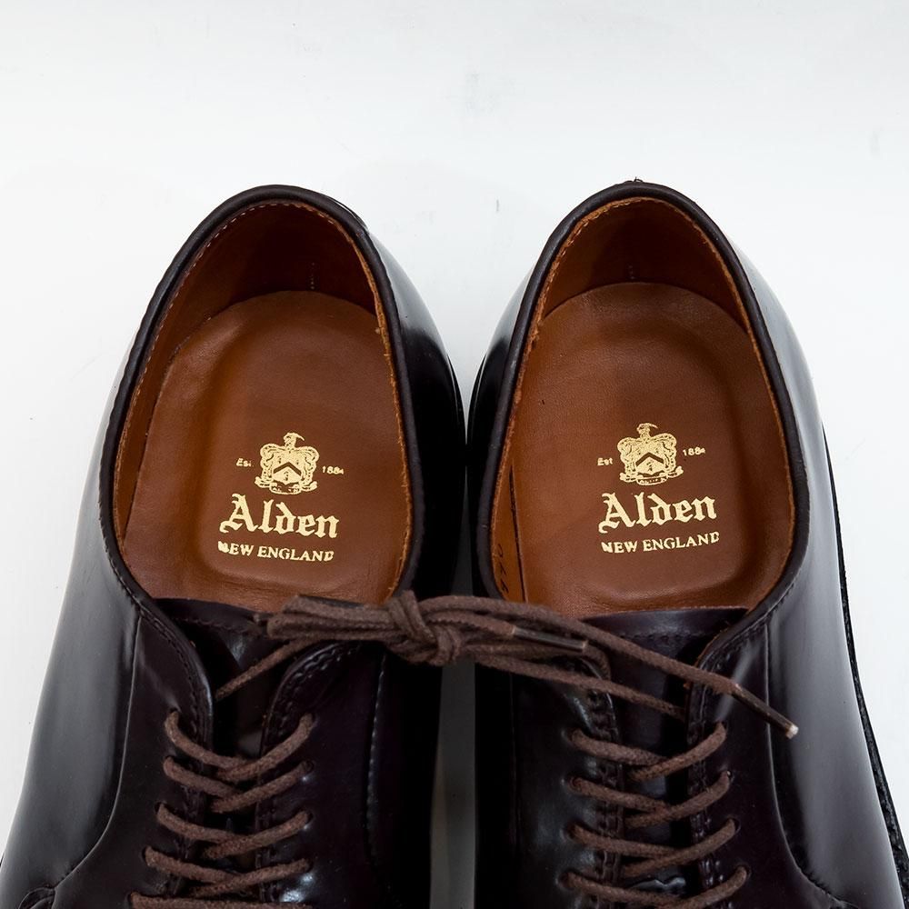 オールデン 990 外羽根プレーントゥ バーガンディ コードバン サイズ