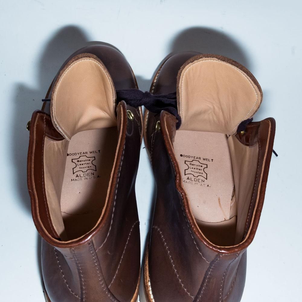 オールデン　ブーツ オールデン 45913H プレートゥ レースアップブーツ クロムエクセル