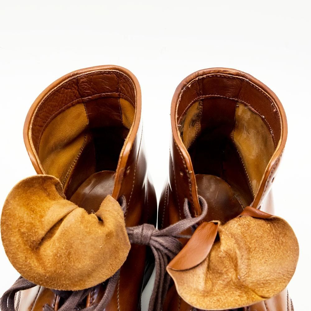 オールデン 1123 プレーントゥ レースアップブーツ シガーコードバン