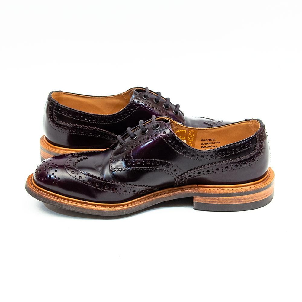 トリッカーズ M5633 BOURTON【バートン】ウイングチップ パープル 