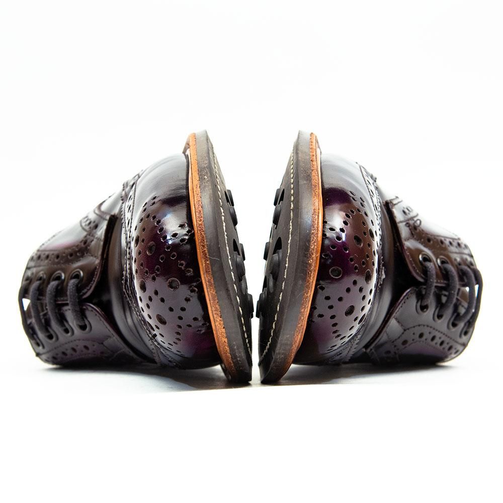 トリッカーズ M5633 BOURTON【バートン】ウイングチップ パープル