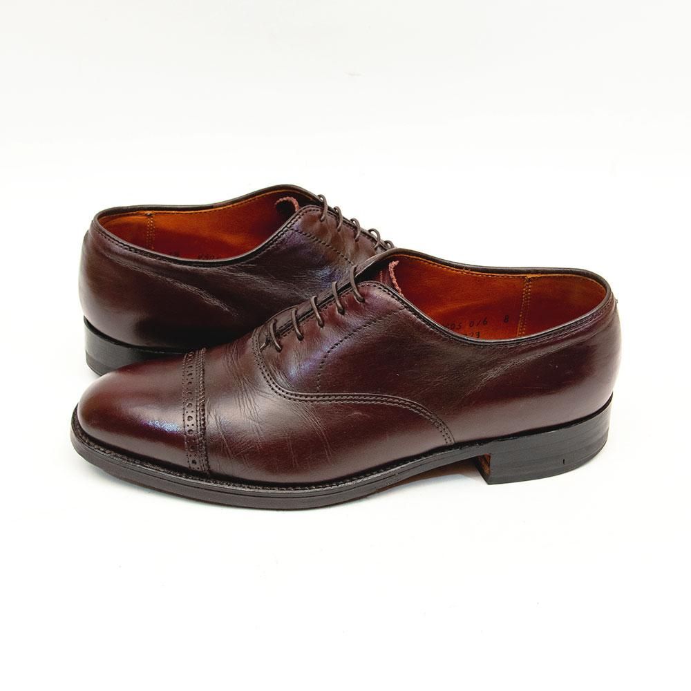 オールデン 90823 内羽根パンチドキャップトゥ ダークバーガンディ