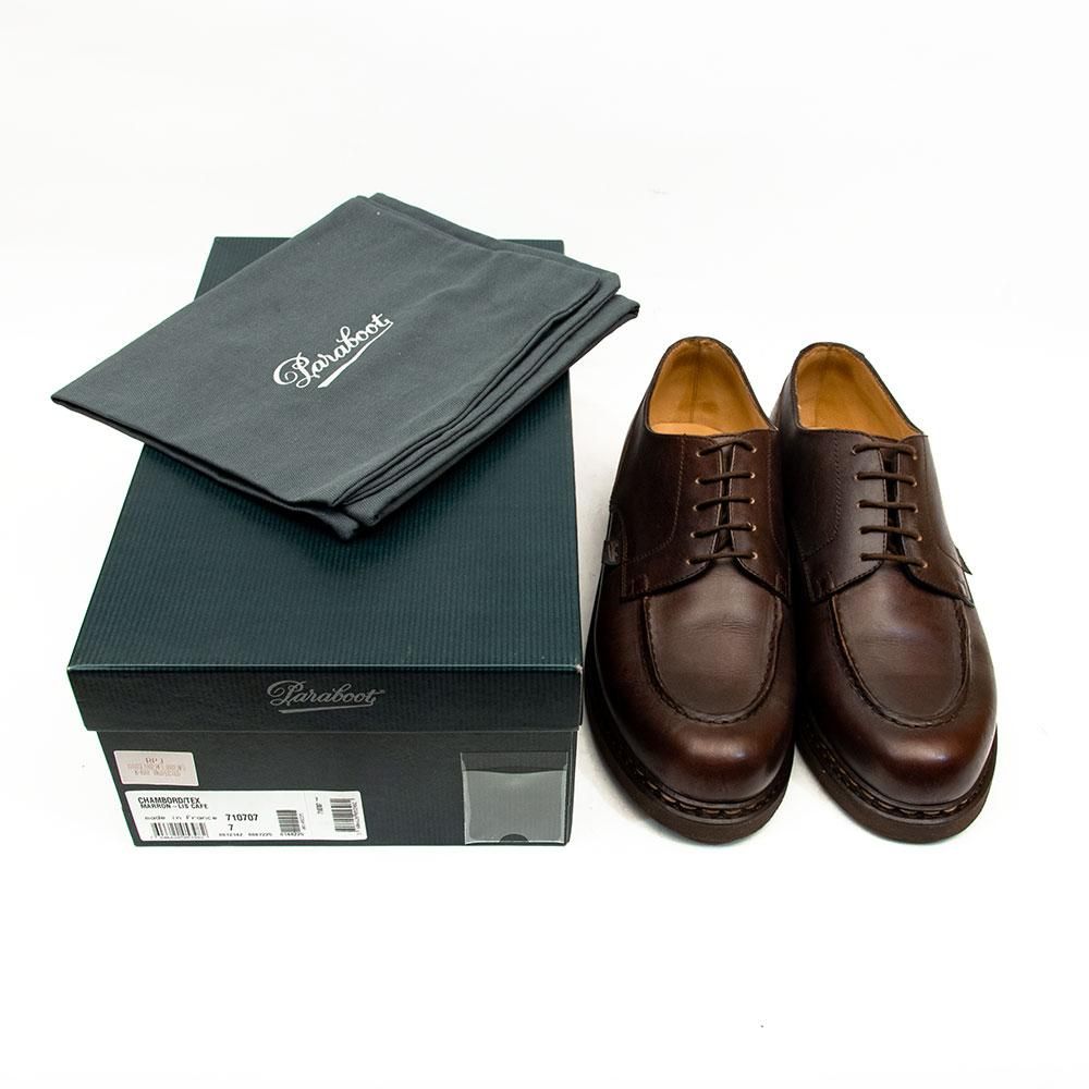 パラブーツ CHAMBORD【シャンボード】Uチップ カフェ リスレザー