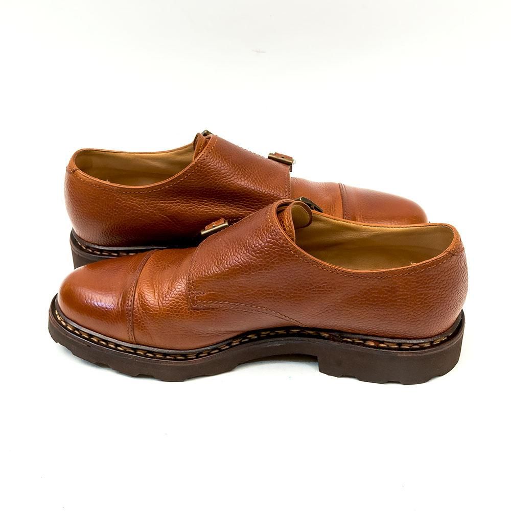 パラブーツ WILLIAM【ウィリアム】ダブルモンク コニャック ブラウン