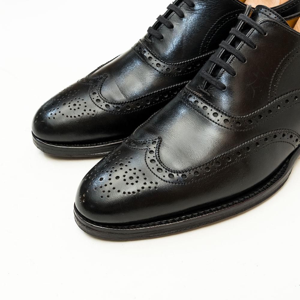 【極美品】ジャランスリワヤ　内羽根ウィングチップ　UK7 ジャランスリワヤ 98443 内羽根ウィングチップ フルブローグ