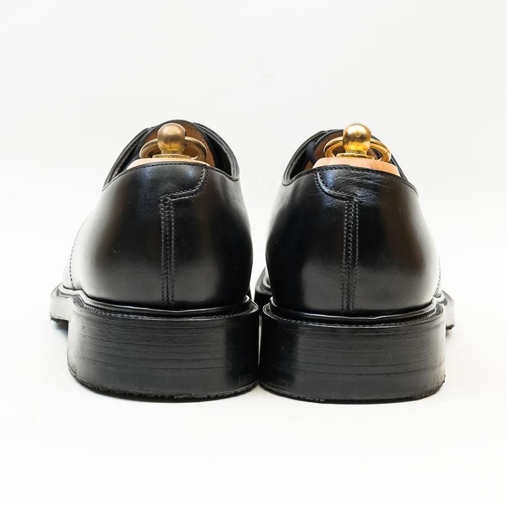 エドワードグリーン 外羽根プレーントゥ ブラック マッキントッシュ