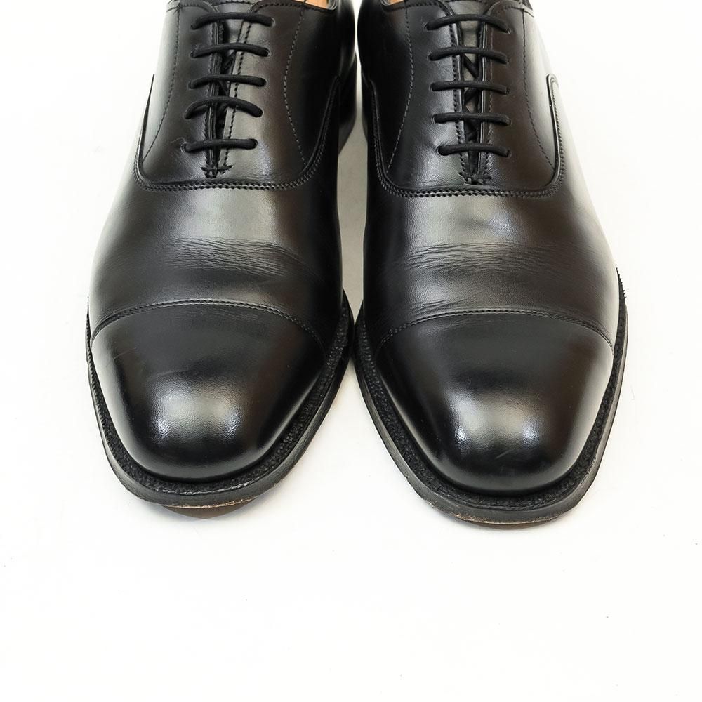未使用 チーニー ストレートチップ CHEANEY GEOFFREY UK8 GEOFFREY ストレートチップシューズ ジェフェリー BLACK CHEANEY