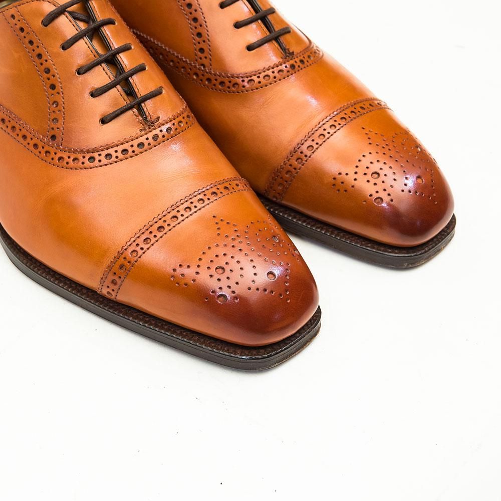 エドワードグリーン アスキス【ASQUITH】内羽根セミブローグ チェス