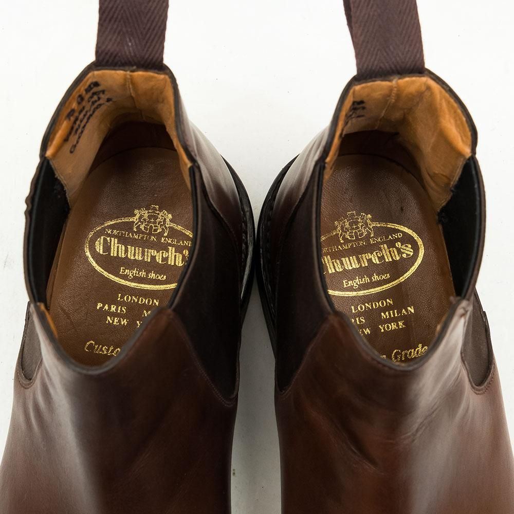 チャーチ GOODWARD サイドゴアブーツ エボニー ブラウン 4都市