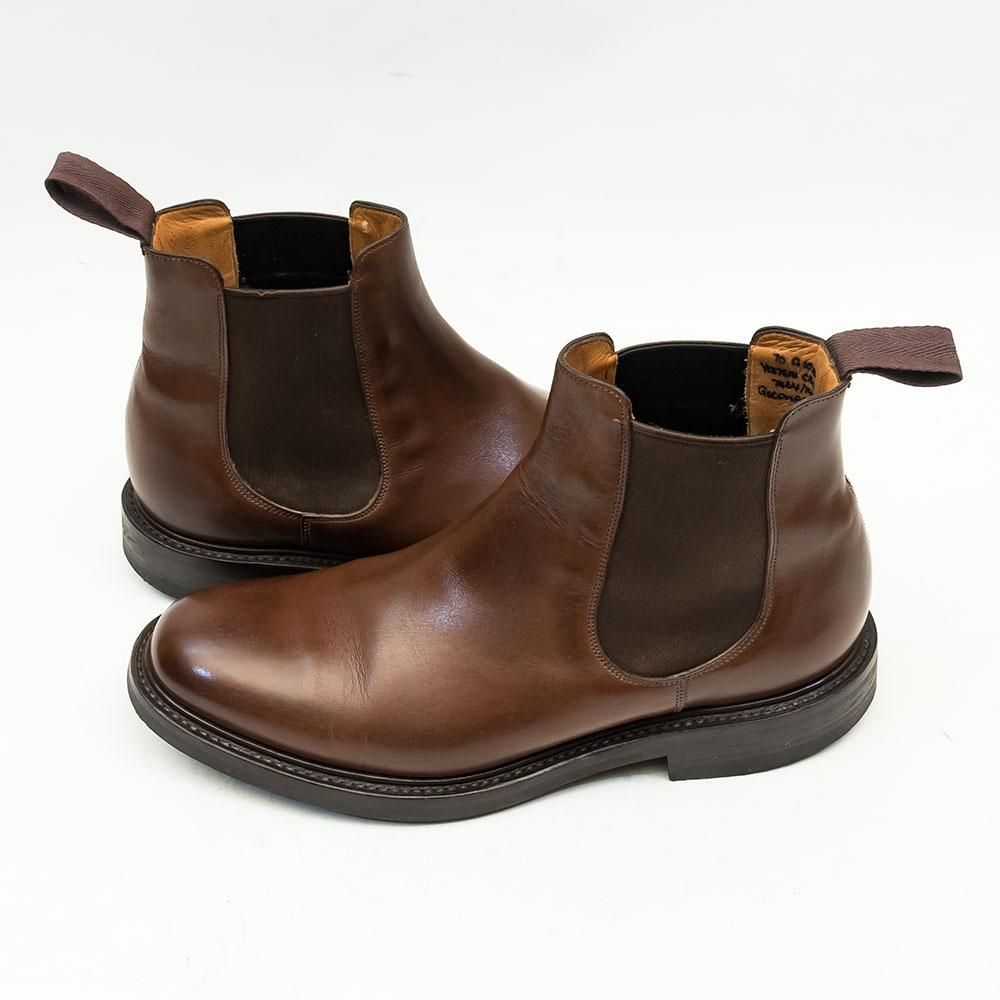 チャーチ GOODWARD サイドゴアブーツ エボニー ブラウン 4都市