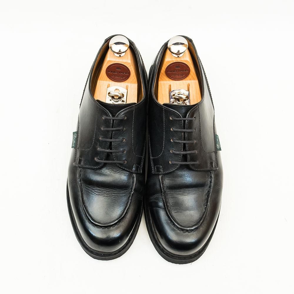 パラブーツ CHAMBORD【シャンボード】Uチップ ブラック リスレザー