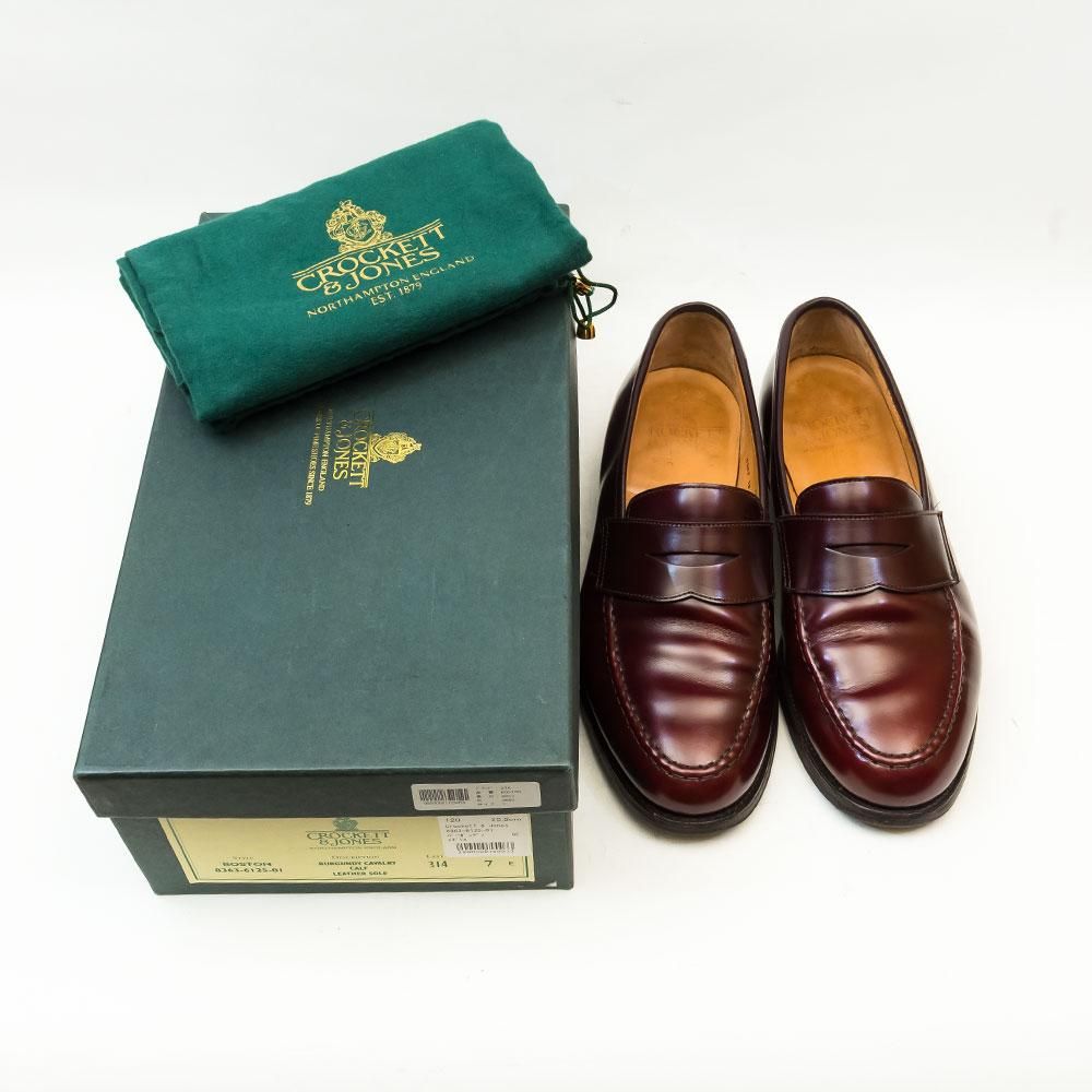 Crockett & Jones Boston 7 1/2E バーガンディ Boston Burgundy Cavalry Calf | Crockett & Jones – Crockett & Jones US
