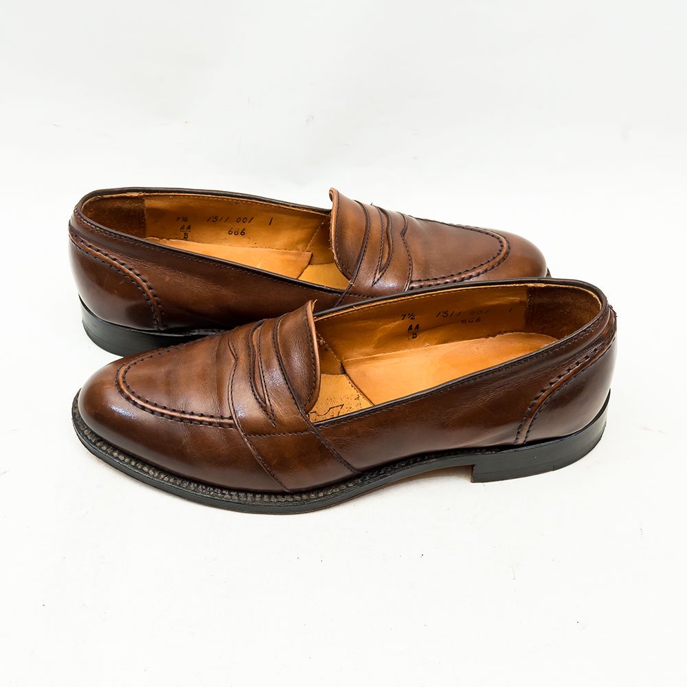 オールデン 686 コインローファー ブラウン サイズ7.5B - 中古革靴販売