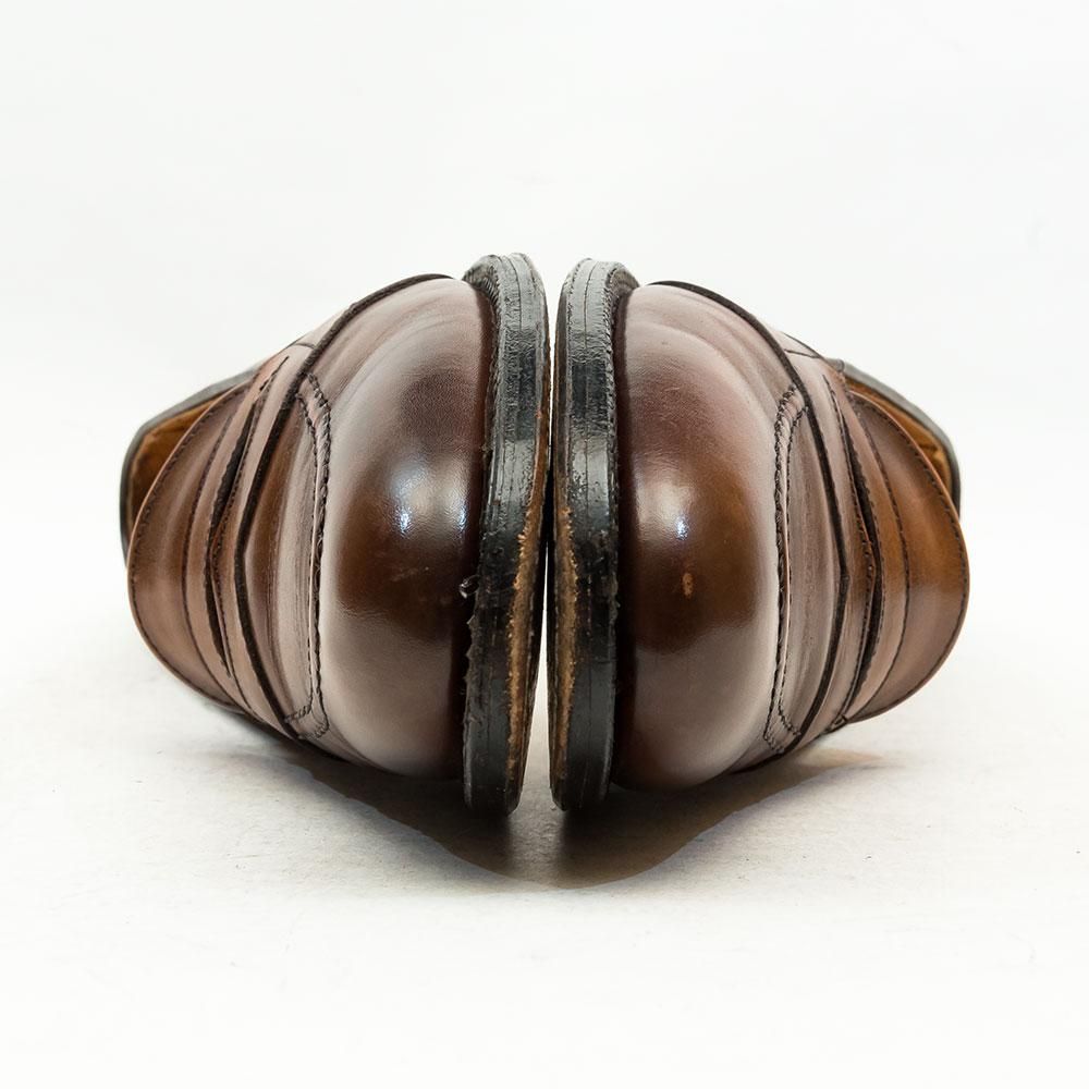 【極美品】ALDEN  686 コインローファー ブラウン サイズ7.5D 極美品】ALDEN 686 コインローファー ブラウン サイズ7.5D - 靴