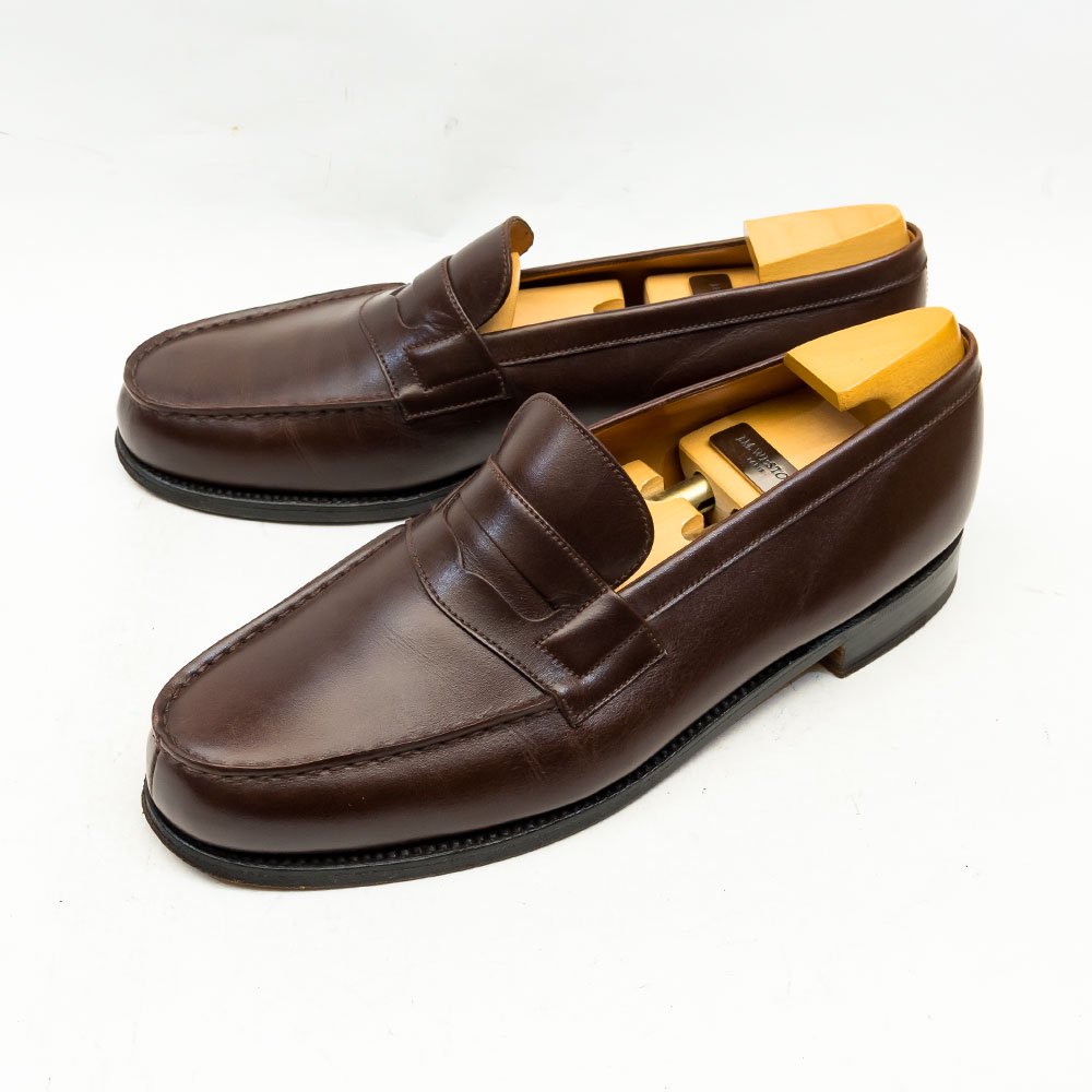 ジェイエムウエストン 180 シグニチャーローファー ダークブラウン チョコレート サイズ6C 中古革靴販売|革靴の通販ラスタイルシューズショップ