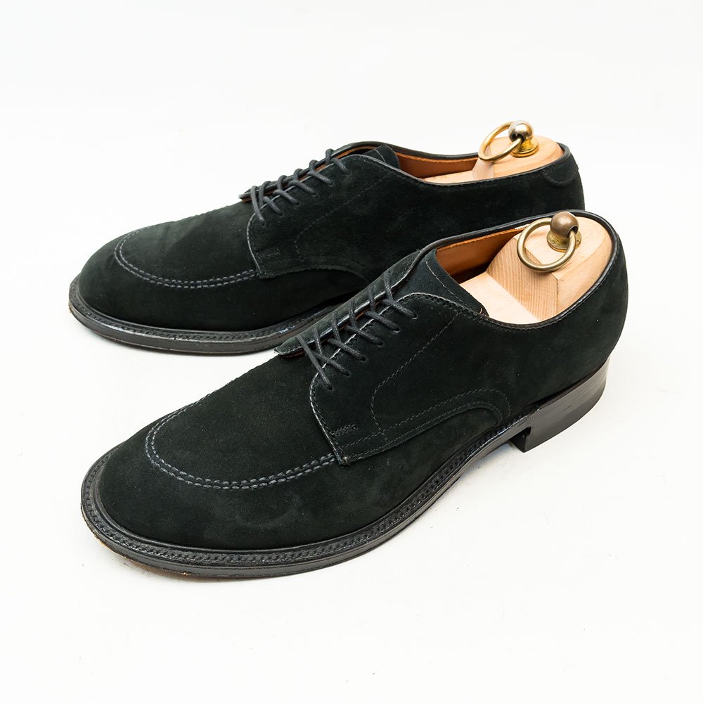 オールデン 59197 Uチップ ブラック スエード モディファイドラスト サイズ7D - 中古革靴販売|革靴の通販ラスタイルシューズショップ