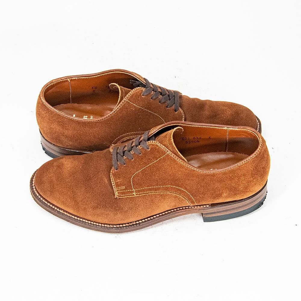 オールデン 53504 プレーントゥ スナフスエード モディファイドラスト