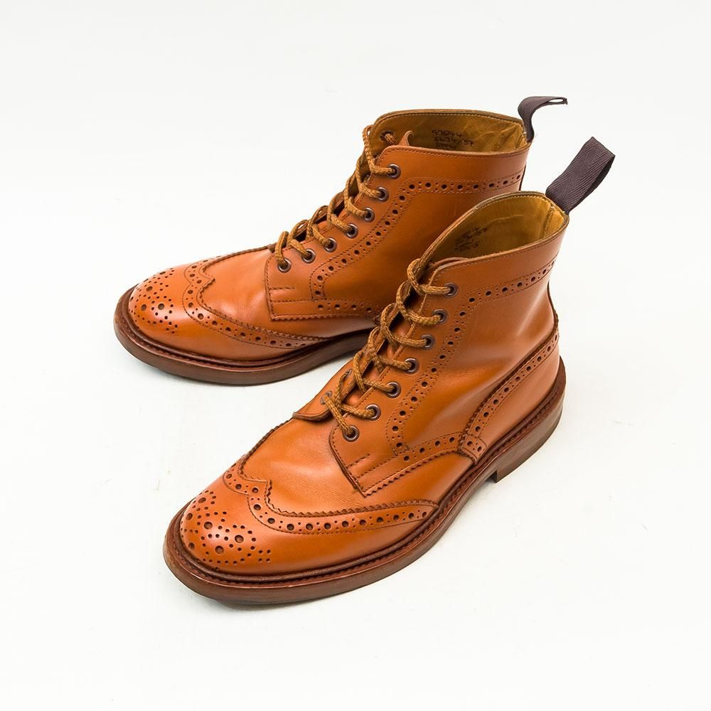 【Tricker's】トリッカーズ　カントリーブーツ　Stow（ストウ）試着時の皺はご了承ください