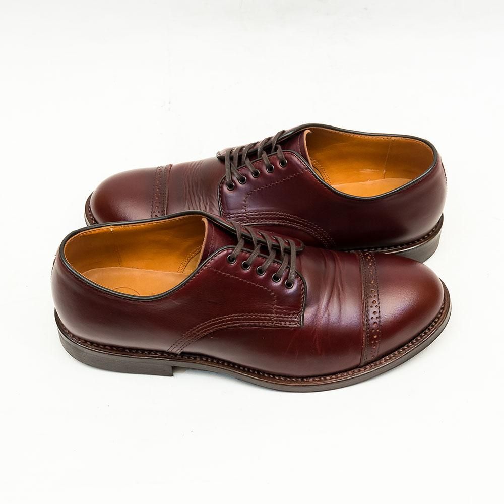 ウィールローブ 15077 パンチドキャップトゥ バーガンディ クロム ウィールローブ 15077 パンチドキャップトゥ バーガンディ クロム