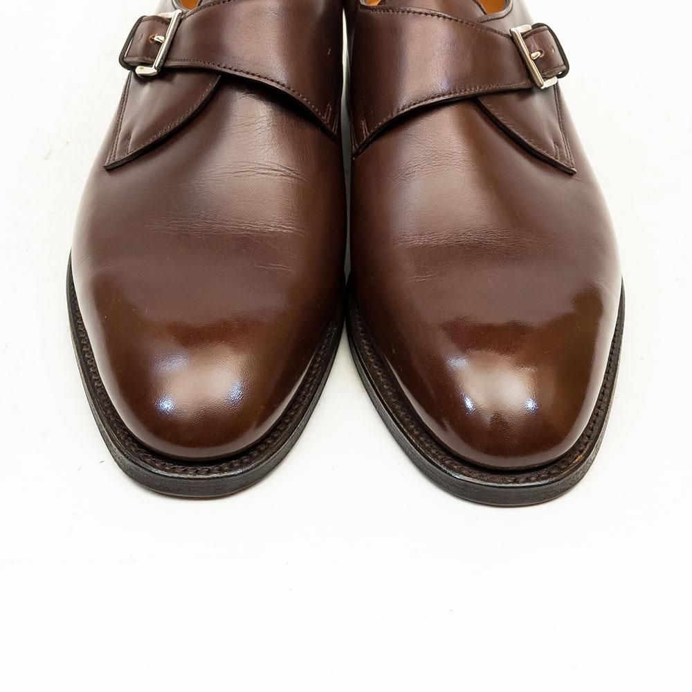 新品未使用 JOHN LOBB ASHILL ジョンロブ ASHILL(アシール)シングルモンク ダークオーク 黄色箱