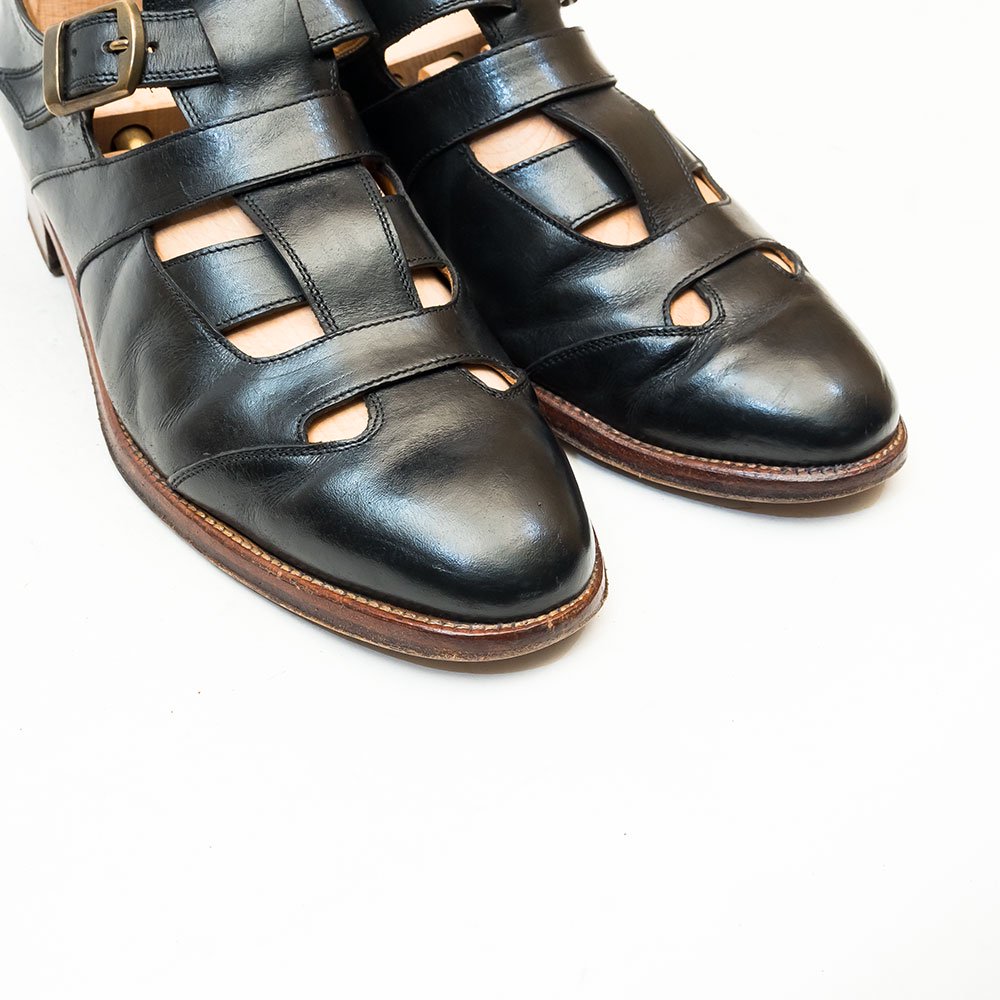 レユッカス グルカサンダル ネイビー サイズ40.5 - 中古革靴販売|革靴