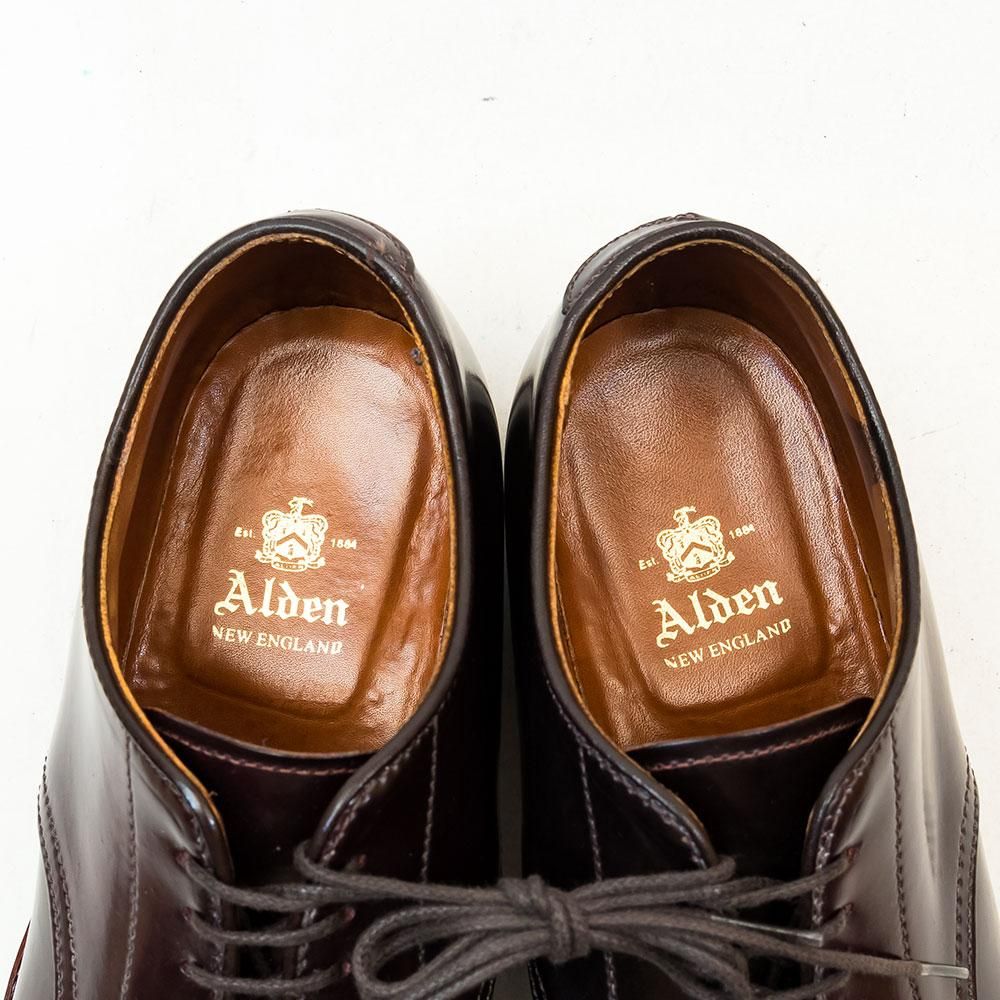 Alden 4330CY Color 8 Shell Cordovan Norwegian Front Blucher
