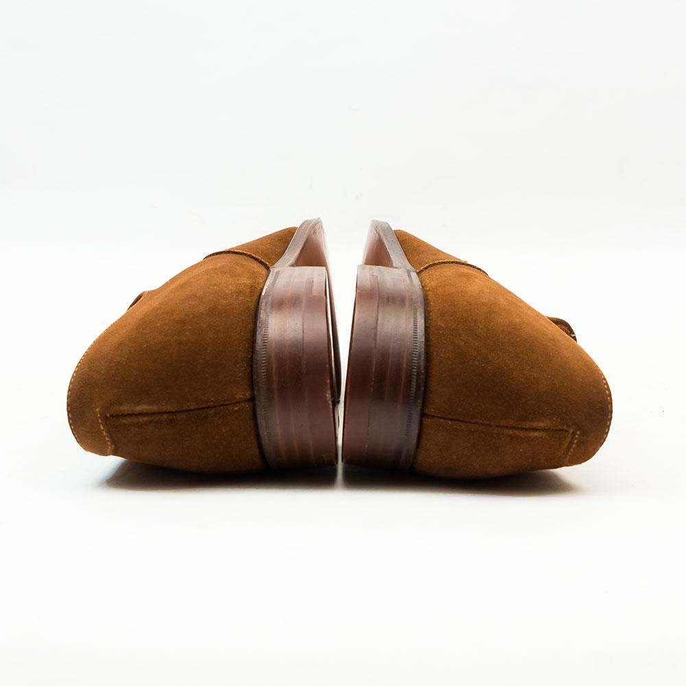 クロケット＆ジョーンズ セミブローグ スエード ブラウン Paul