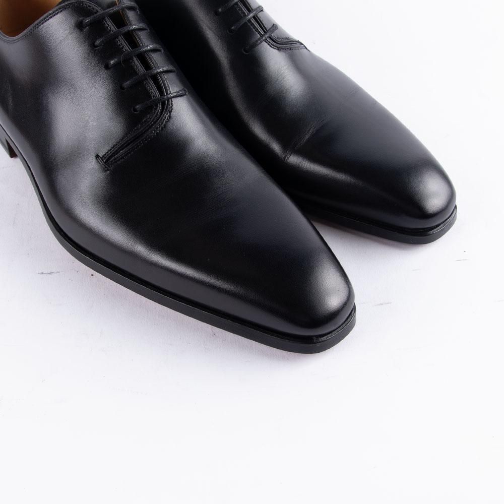 マグナーニ 15497 ホールカット ブラック サイズ39 - 中古革靴