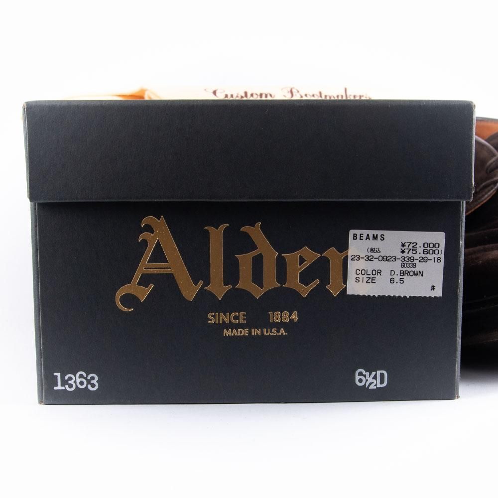 オールデン 1363 チャッカブーツ スエード ダークブラウン サイズ6.5D