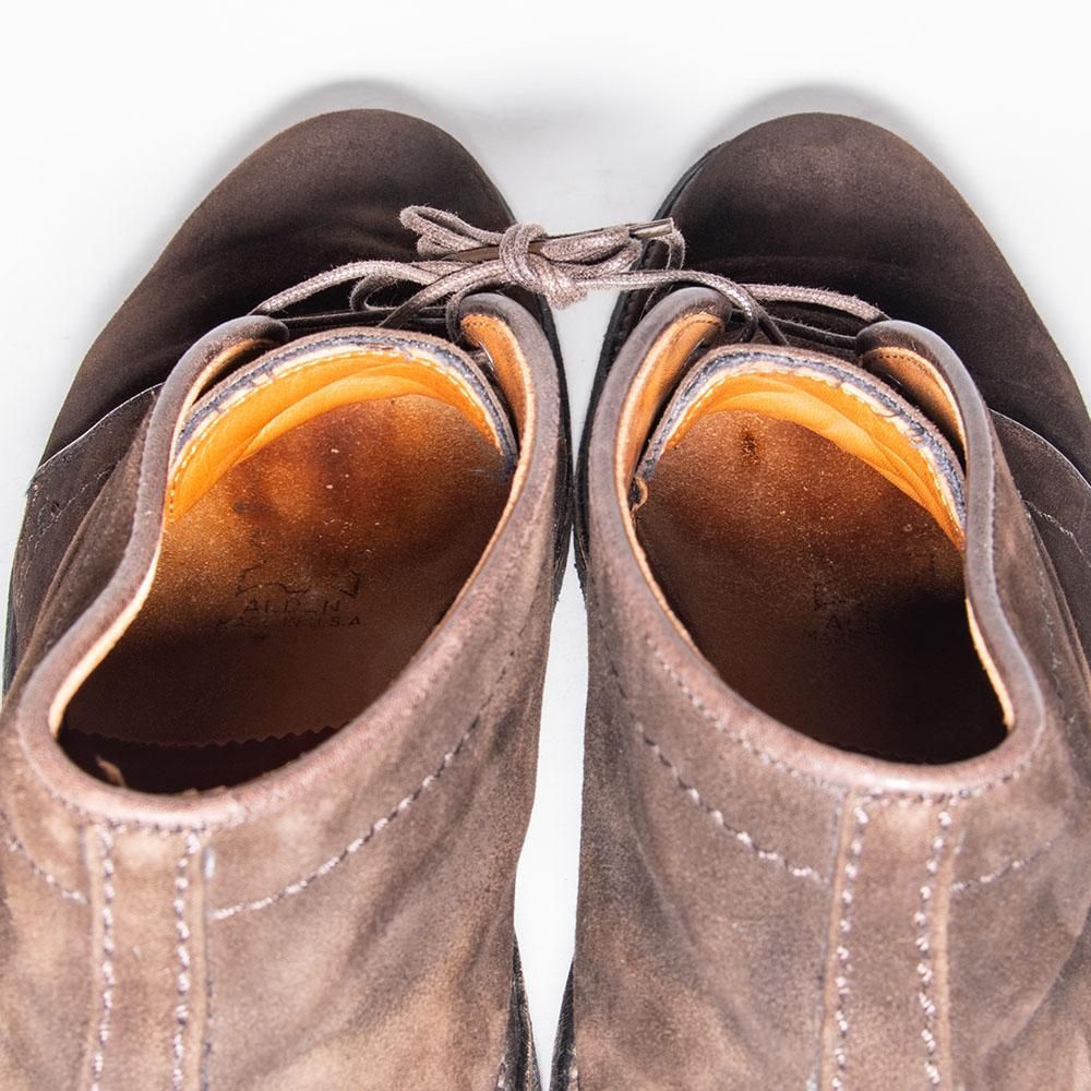 オールデン 1363 チャッカブーツ スエード ダークブラウン サイズ6.5D