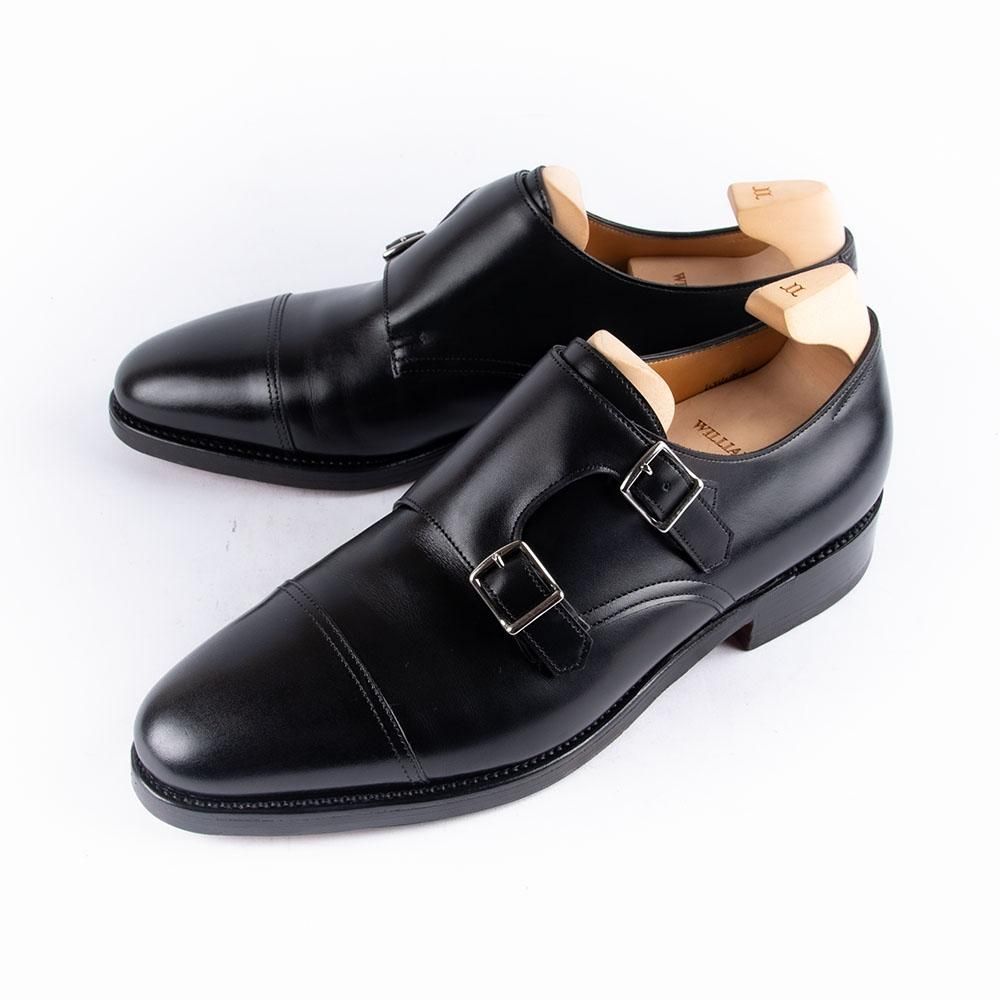 レア 美品 スチールトゥ　ジョンロブ　ウィリアム　６E　ダブル モンク レア 美品 スチールトゥ ジョンロブ ウィリアム 6E ダブル