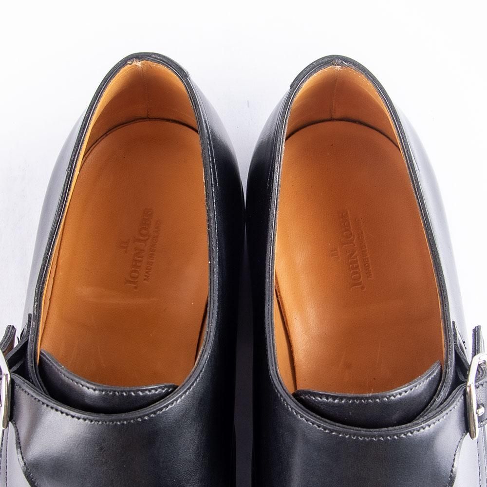 ジョンロブ WILLIAM(ウィリアム)ダブルモンク ブラック 黄色箱 サイズ