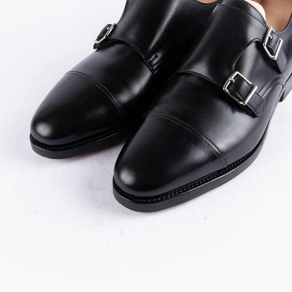 ジョンロブ WILLIAM(ウィリアム)ダブルモンク ブラック 黄色箱 サイズ