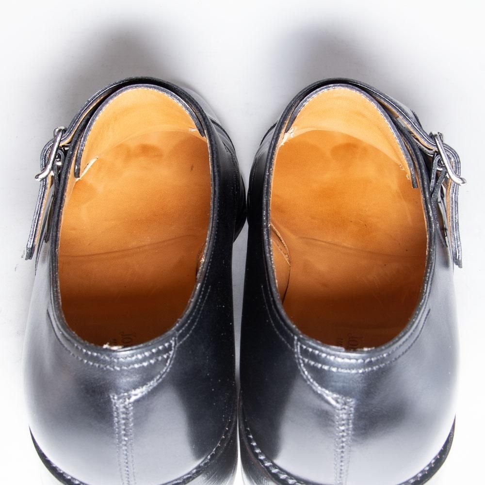 【美品】John Lobb William ダブルモンク ウィリアム ジョンロブ WILLIAM(ウィリアム)ダブルモンク ブラック 黄色箱
