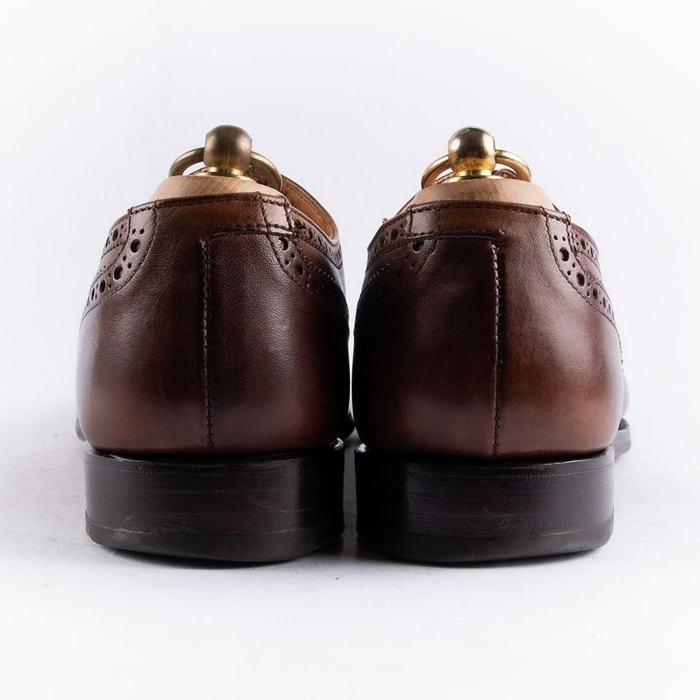 クロケット＆ジョーンズ セミブローグ アデレード スエード ブラウン ニュー＆リングウッド別注 サイズ7.5E -  中古革靴販売|革靴の通販ラスタイルシューズショップ