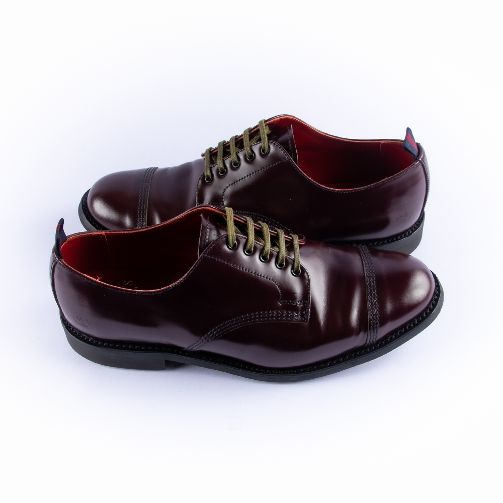 サンダース 2216 MILITARY CAP GIBSON ストレートチップ バーガンディ サンダース 2216 MILITARY CAP GIBSON ストレートチップ バーガンディ