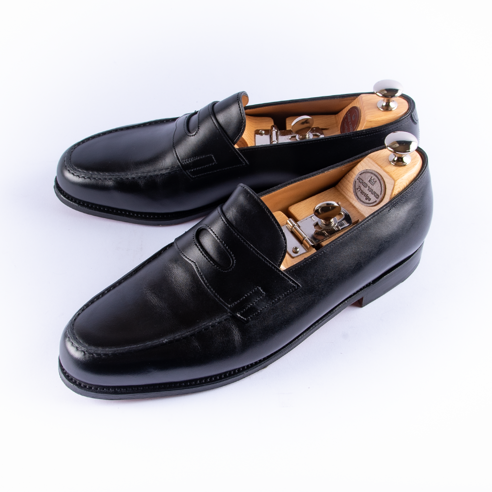 ジョンロブ LOPEZ(ロペス)コインローファー ブラック サイズ8.5E - 中古革靴販売|革靴の通販ラスタイルシューズショップ