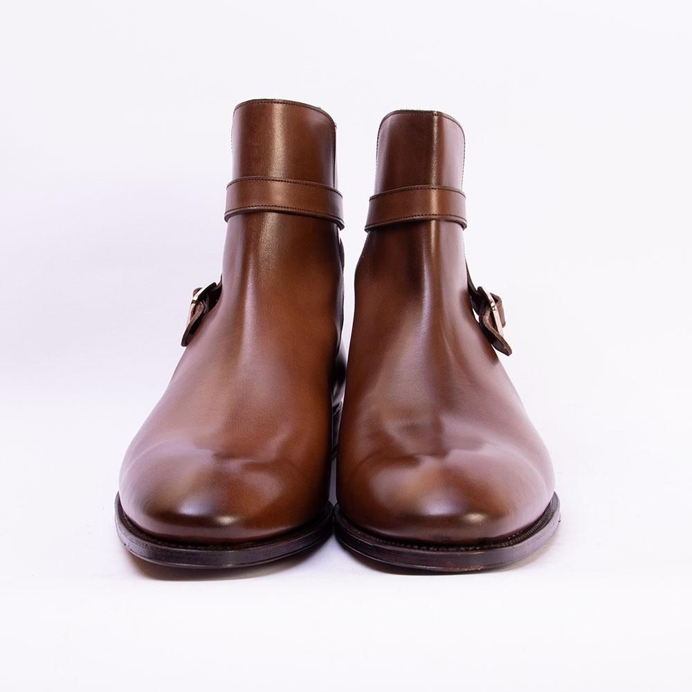 カルミナ 80106 ジョッパーブーツ ブラウン サイズ9 - 中古革靴