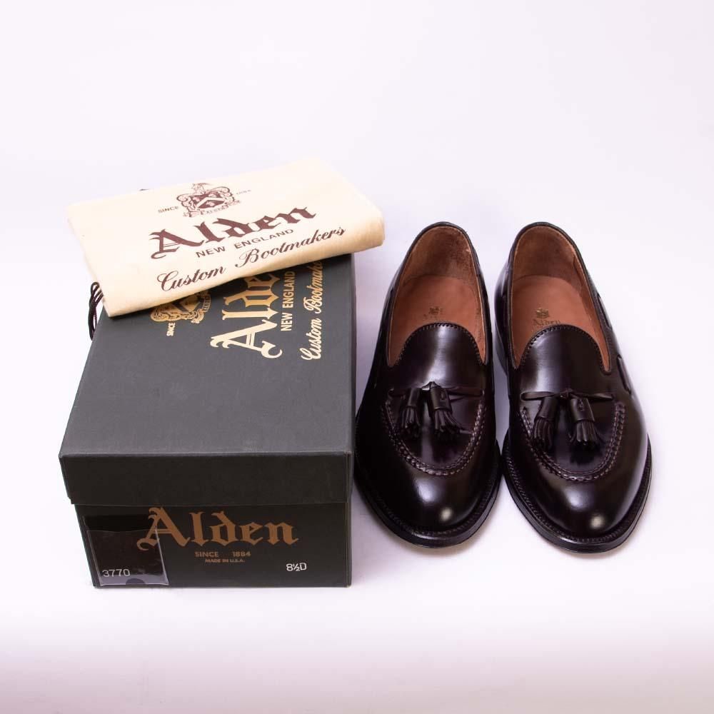 オールデン 3770 タッセルローファー コードバン ダークバーガンディ